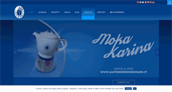 Desktop Screenshot of caffeborbone.it